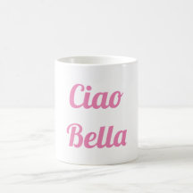 Ciao Bellaのピンクのマグ