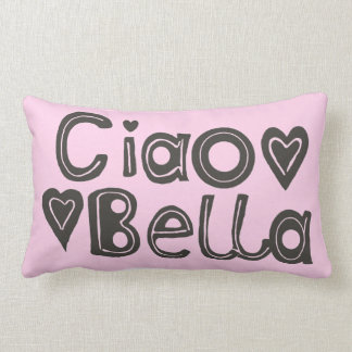 Ciao Bellaの淡いピンクの腰神経の枕 ランバークッション