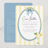 Ciao Bella Bachelorette Weekend Invitation 招待状 (正面/裏面)