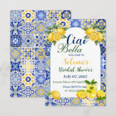 Ciao Bella Bridal Shower Invitation Card 招待状 (正面/裏面)