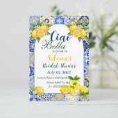 Ciao Bella Bridal Shower Invitation Card 招待状 (スタンド正面)