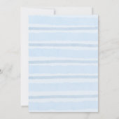 Ciao Bella Italian Lemons Stripes Bridal Shower 招待状 (裏面)