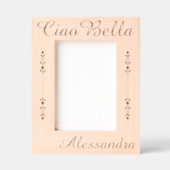 Ciao Bella Personalized レーザー彫刻フレーム (正面)