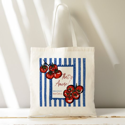 Ciao bella tomato Italian bridal shower favor gift トートバッグ