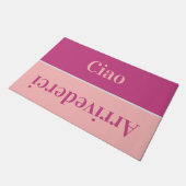 Ciao - greetings in イタリアン no3 Doormat ドアマット (アングル)