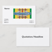 CIBベトナムの退役軍人 名刺 (正面/裏面)