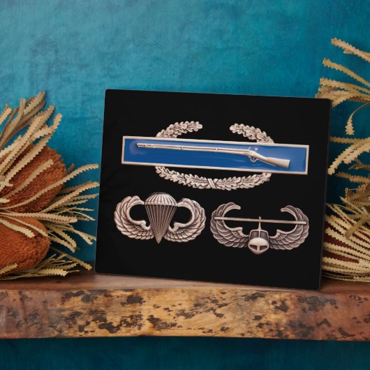 CIB空挺空襲 フォトプラーク (側面)