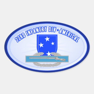 CIB 23 Inf Div (アメリカル) 楕円形シール