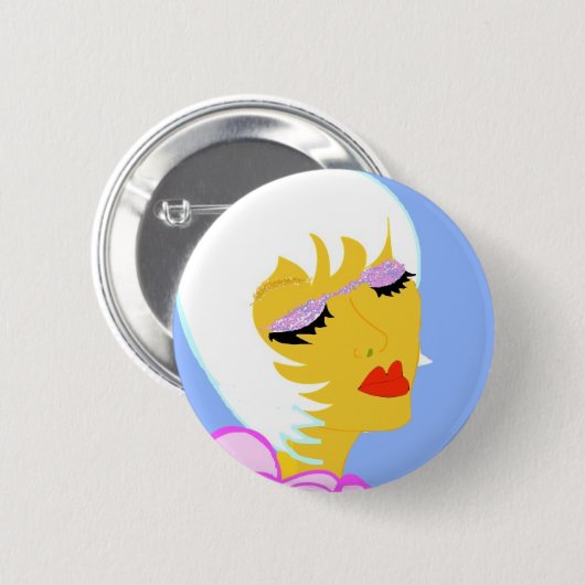 Cibermujer 缶バッジ (正面&裏面)