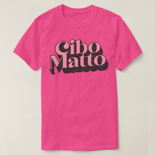 Cibo Matto 90sスタイルファンデザイン Tシャツ (デザイン正面)