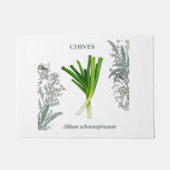 Ciboulette — Allium schoenoprasum ドアマット (正面)