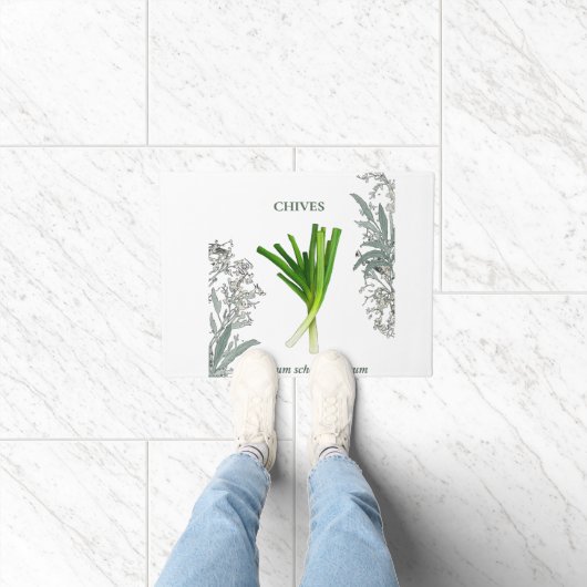 Ciboulette — Allium schoenoprasum ドアマット (室内)