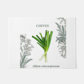 Ciboulette — Allium schoenoprasum ドアマット (正面)