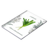 Ciboulette — Allium schoenoprasum ノートブック (左側)