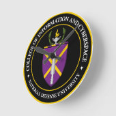 CICクロック ラウンド壁時計 (傾斜)