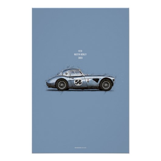 CiC Austin Healey 3000 ポスター (正面)