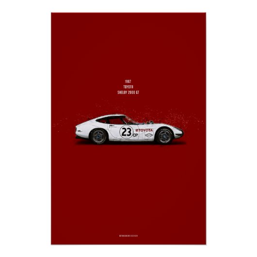 CiC Shelby Toyota 2000GT ポスター (正面)