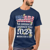CICADAアメリカンカムバックツアー2024 Tシャツ (正面)