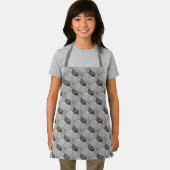 Cicadaバグ顔自然パターン エプロン (インサイチュ)