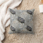 Cicadaバグ顔自然パターン クッション (ブランケット)