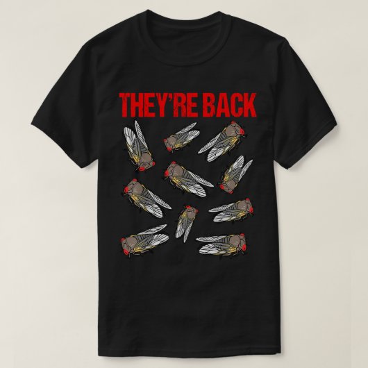 Cicada Brood X They Back Cicadas T Kids Tシャツ (デザイン正面)