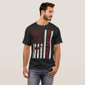Cicada Invasion 2021 Insect Brood X American Flag  Tシャツ (正面フル)
