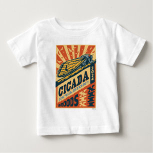 Cicada Involvement 2024レタープレス ベビーTシャツ