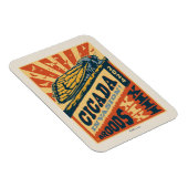 Cicada Involvement 2024レタープレス マグネット (右側)