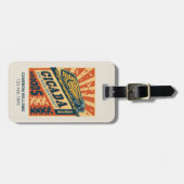 Cicada Involvement 2024レタープレス ラゲッジタグ (正面横)