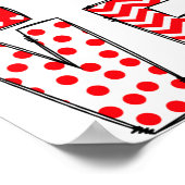 Cicada Valentines Day Love Valentine Cute Hearts  ポスター (角)