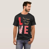 Cicada Valentines Day Love Valentine Cute Hearts  Tシャツ (正面フル)