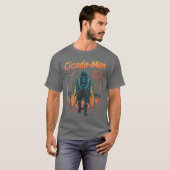 CicadaMan Survivor Ofhe Cicada Apocalypse Insect C Tシャツ (正面フル)