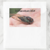 Cicadapocolypse 2024 長方形シール (バッグ)
