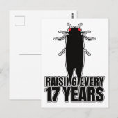 Cicadas Cicada Zombie Bugs – 昆虫学ギーク ポストカード (正面/裏面)