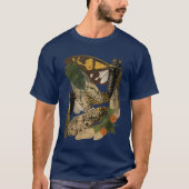 Cicadas Insects Vintage 1929 Illustrations Tシャツ (正面)