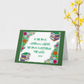 Ciceroのライブラリに対する引用文 カード (黄色い花)