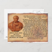 CICERO引用文 – 国家は反逆で生き延びきない ポストカード (正面/裏面)