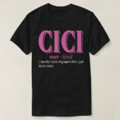 Cici定義 – おばあちゃんの日 tシャツ (デザイン正面)