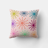Ciclesシームレカラフルームピンクパターン装飾用クッション クッション (裏面)