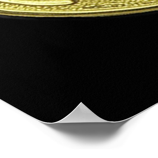 CIDエージェントのバッジ米国陸軍犯罪組織 ポスター (角)