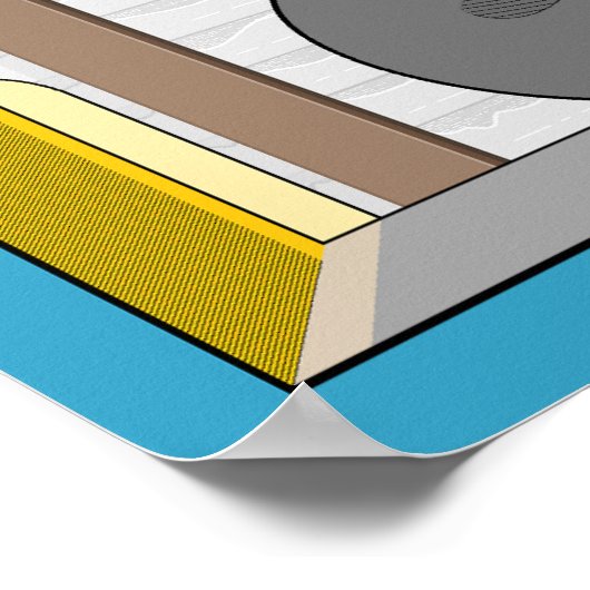 Cider Barrell Follies Comic ポスター (角)