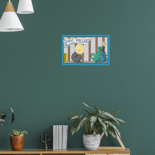 Cider Barrell Follies Comic ポスター (リビング1)