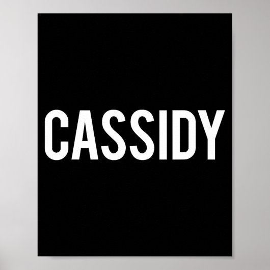 Cidy - Cool New Funny Name Fan Gift Tee  ポスター (正面)