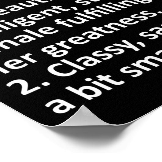 Cie Definition Personalized Name Funny  ポスター (角)