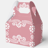 Cielitoのリンドほこりっぽいピンクの赤ちゃんシャワーの好意 フェイバーボックス (裏面)