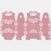 Cielitoのリンドほこりっぽいピンクの赤ちゃんシャワーの好意 フェイバーボックス (見開き)