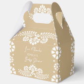 Cielitoのlindo beigeベビーシャワーの好意 フェイバーボックス (正面)