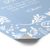 Cielitoメキシコのブルーベビーシャワーマムオーサバー ポスター (角)