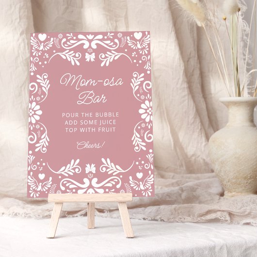 Cielitoメキシコ人の女の子の赤ちゃんシャワー母 – osaバー ポスター