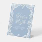 Cielitoリンド赤ちゃんシャワーおむつラッフルサイン 台座サイン (正面)